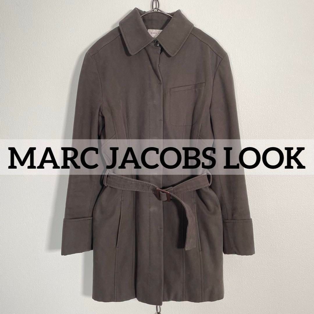 イタリー製 90s MARC JACOBS LOOK バルマカーンコート ルック マークジェイコブス ブラウン系
