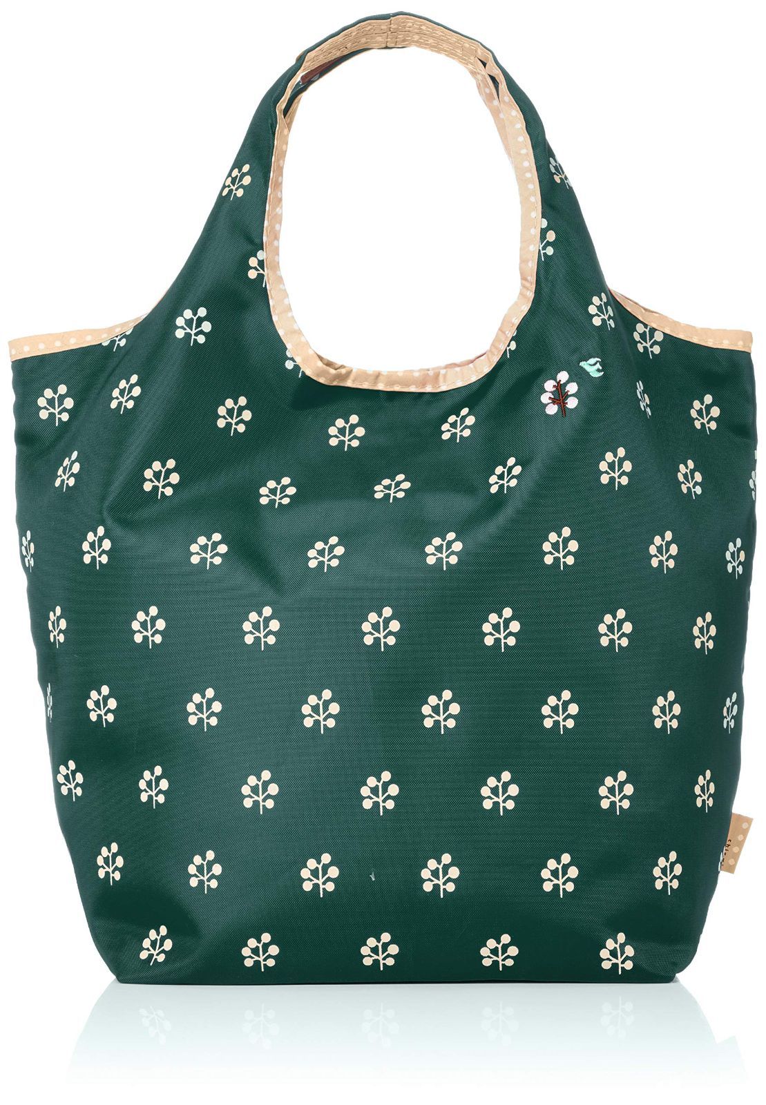 【人気商品】[chiemi sacs] エコバッグ ツリー柄 底板付 4H18-04