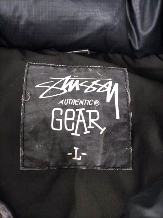 00s stussy AUTHENTIC GEAR スタジャン ポリエステル STUSSY AUTHENTIC GEAR 90s Long varsity jacket | 無無