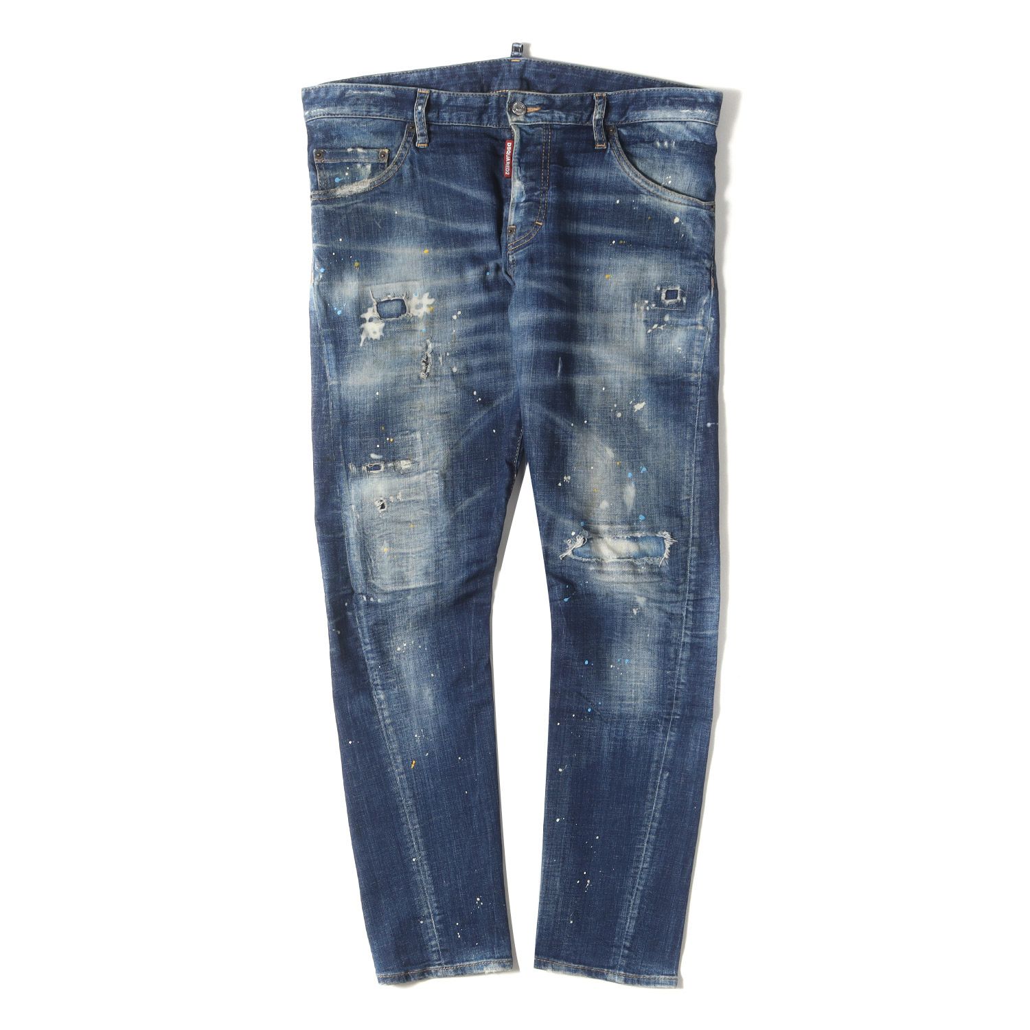 メンズ DSQUARED2 ディースクエアード パンツ インディゴ サイズ:48 