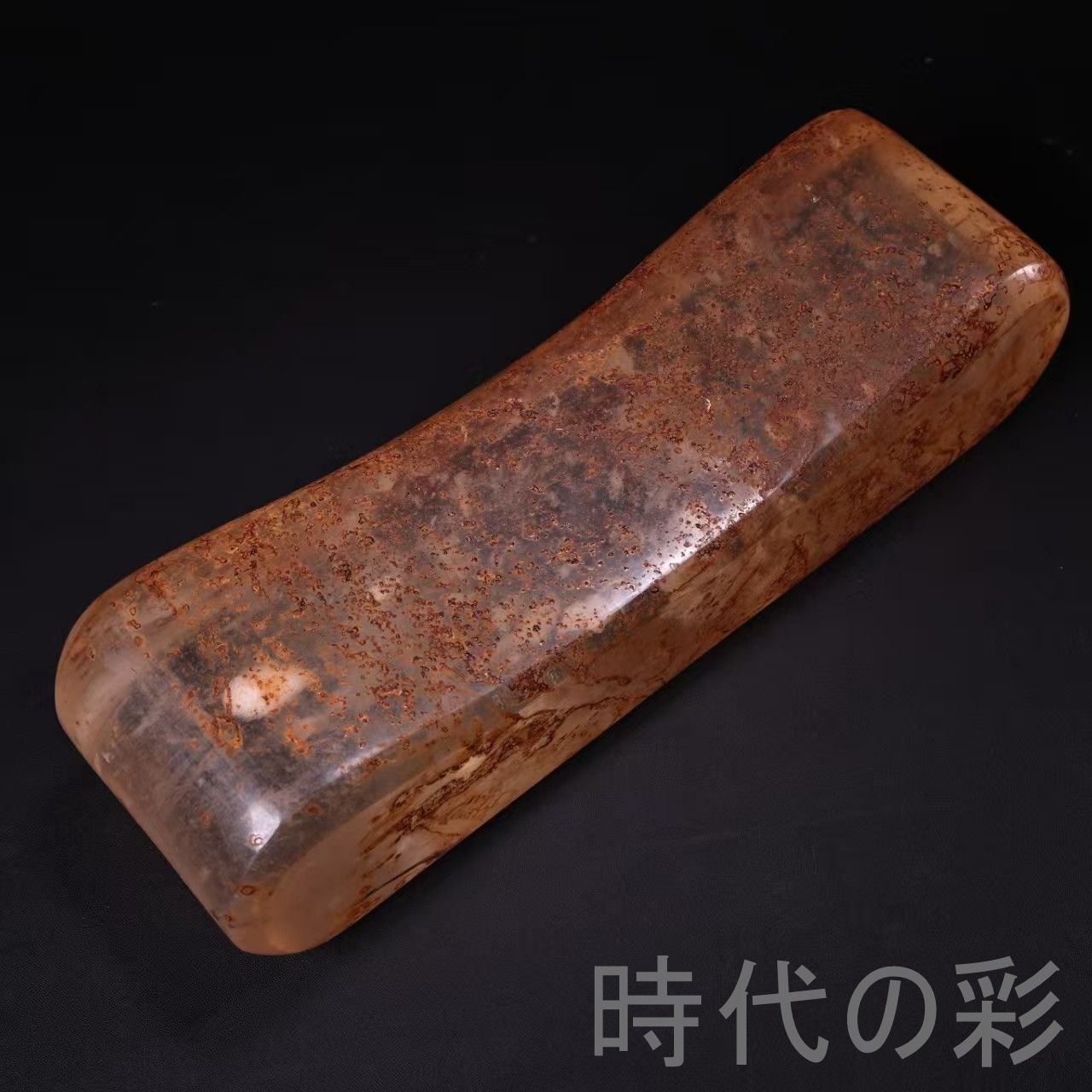 中国古美術 旧蔵 天然老水晶 枕 保存完好 骨董品 古玩 細工 古賞物 置物 時代物 収集 古美味 旧家蔵出 R07100332