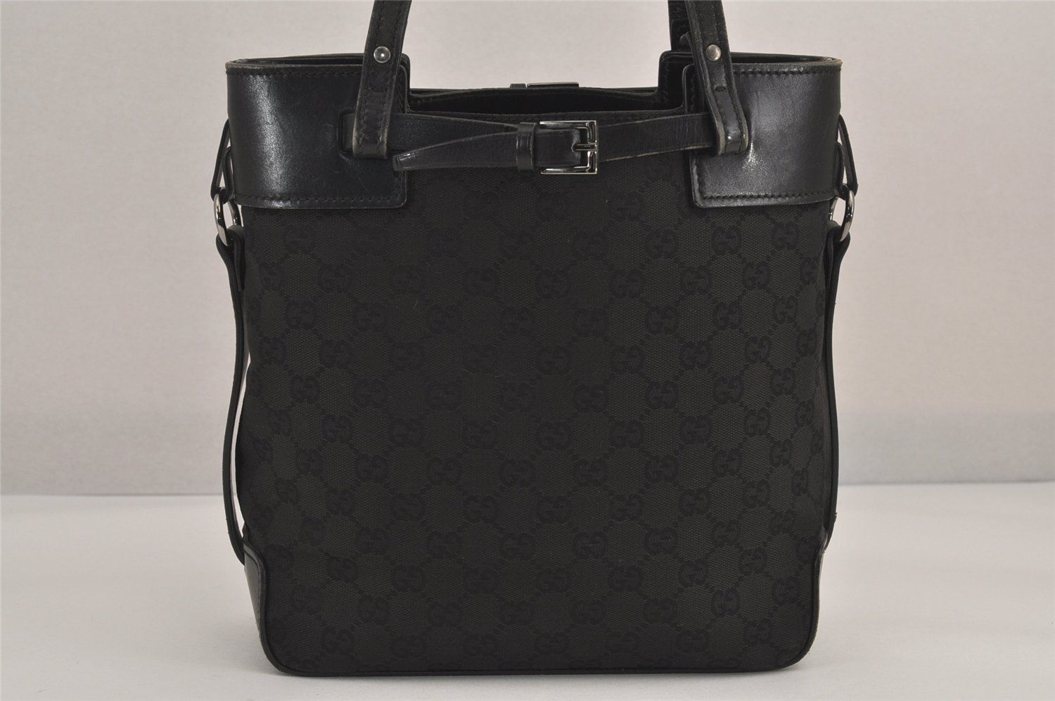 GUCCI グッチ ヴィンテージ ショルダートートバッグ GGキャンバス