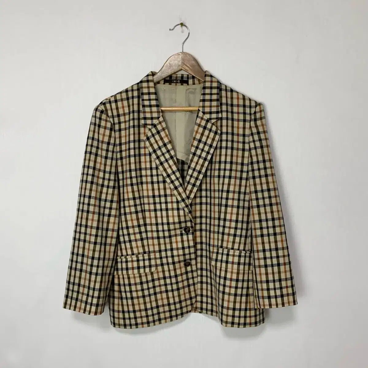 DAKS ダックス チェック パターン レディース ジャケット ヴィンテージ ブレザー BURBERRY バーバリー