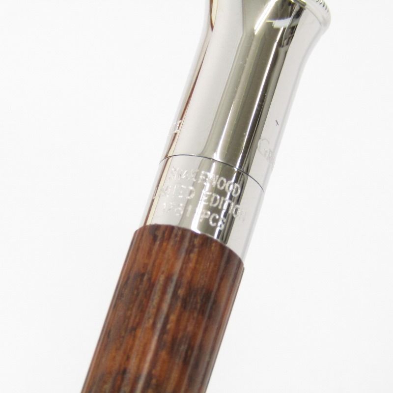 美品 GRAF VON FABER-CASTELL ファーバーカステル ボールペン スネークウッド G190023 ツイストノック式 0.7mm ブラウン 35003366 - メルカリ