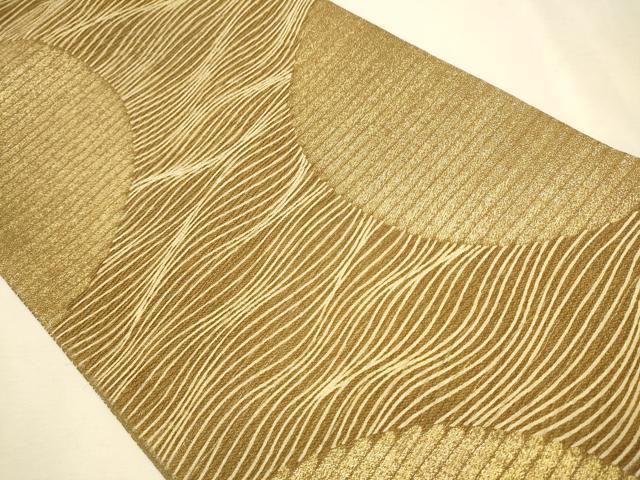 平和屋着物●全通柄袋帯 流水文