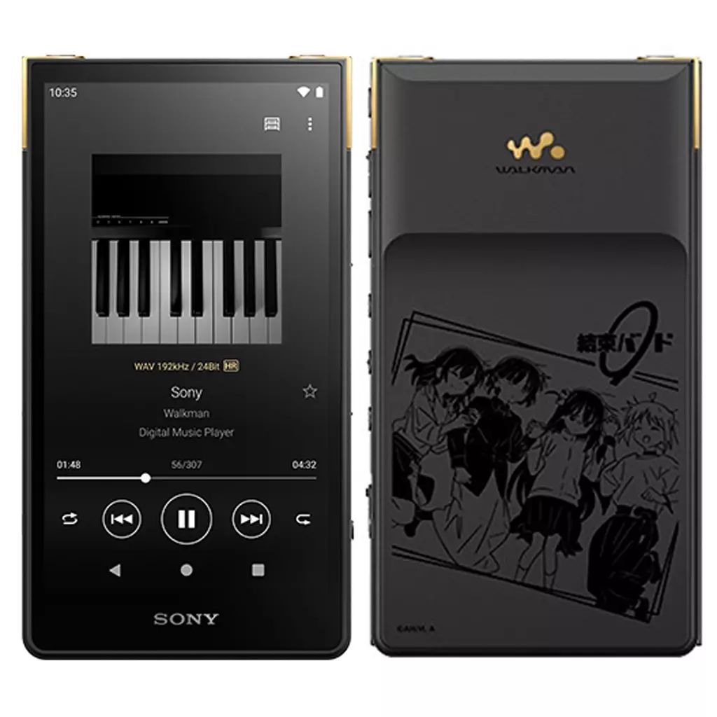 ポータブルオーディオ ウォークマン アニメ ぼっち ざ ろっく コラボレーションモデル 64GB ブラック NW-ZX707|BTR