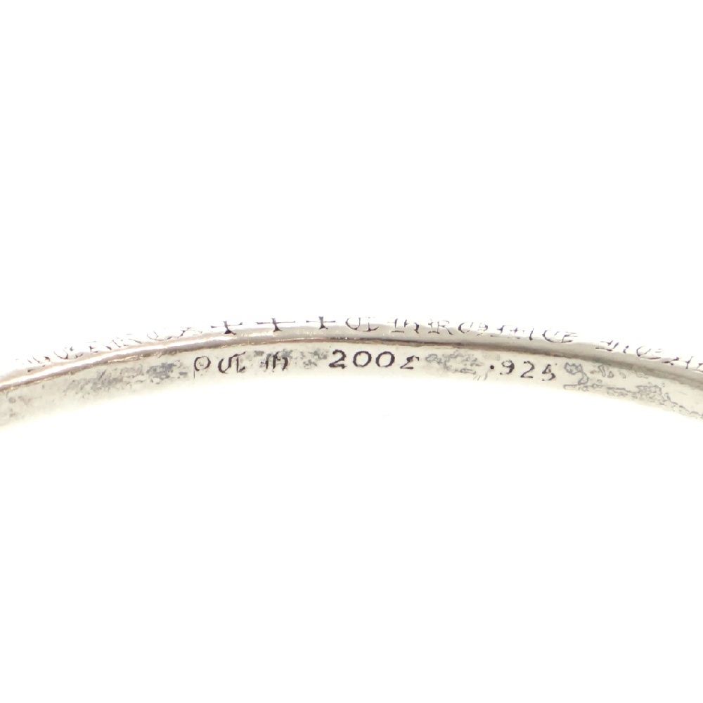 CHROME HEARTS (クロムハーツ) BANGLE NTFL/NTFL シルバーバングル 