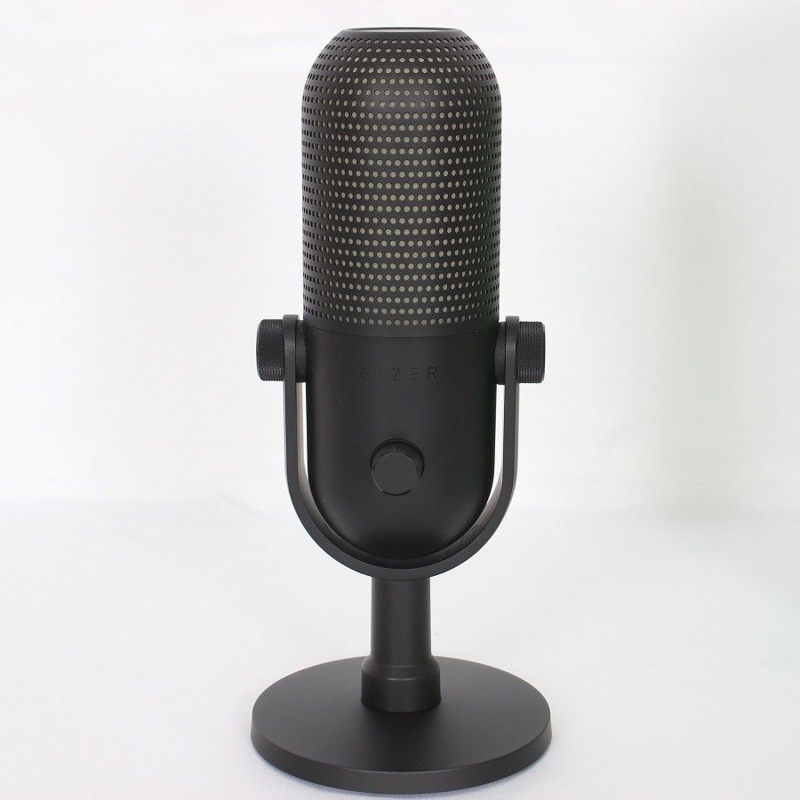 Razer Seiren V3 Chroma RZ19-05060100-R3M1 ブラック コンデンサーマイク タップトゥミュート機能搭載 レイザー 本体