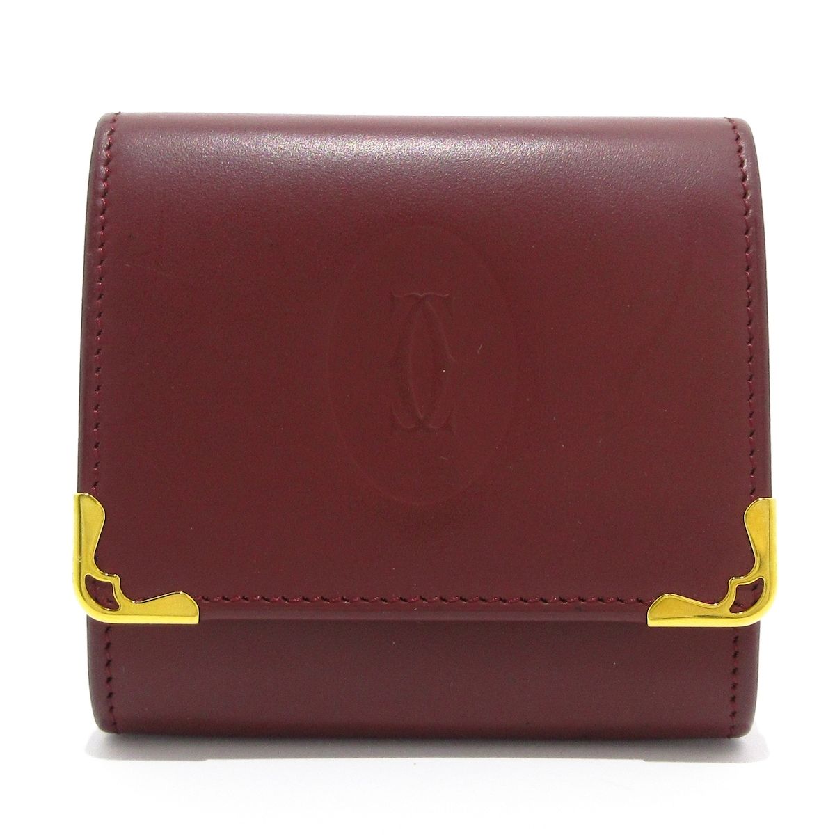 Cartier(カルティエ) コインケース美品 マストライン ボルドー