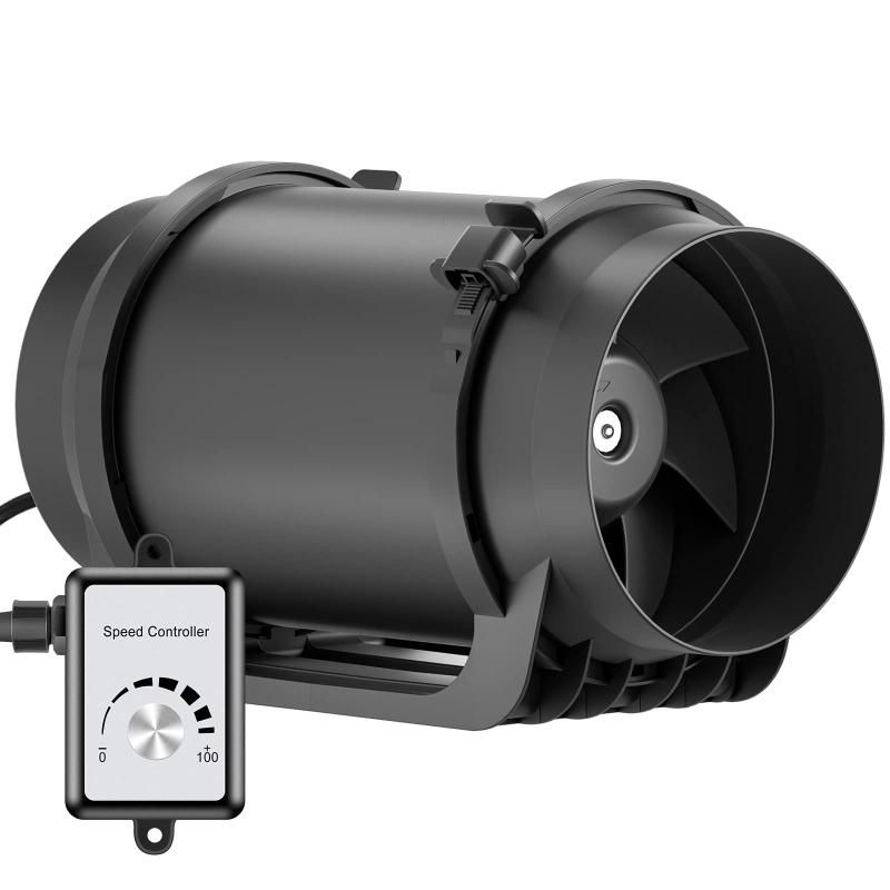 Hon&Guan ダクトファン 200mm 強力 省エネ 静音 ダクト用換気