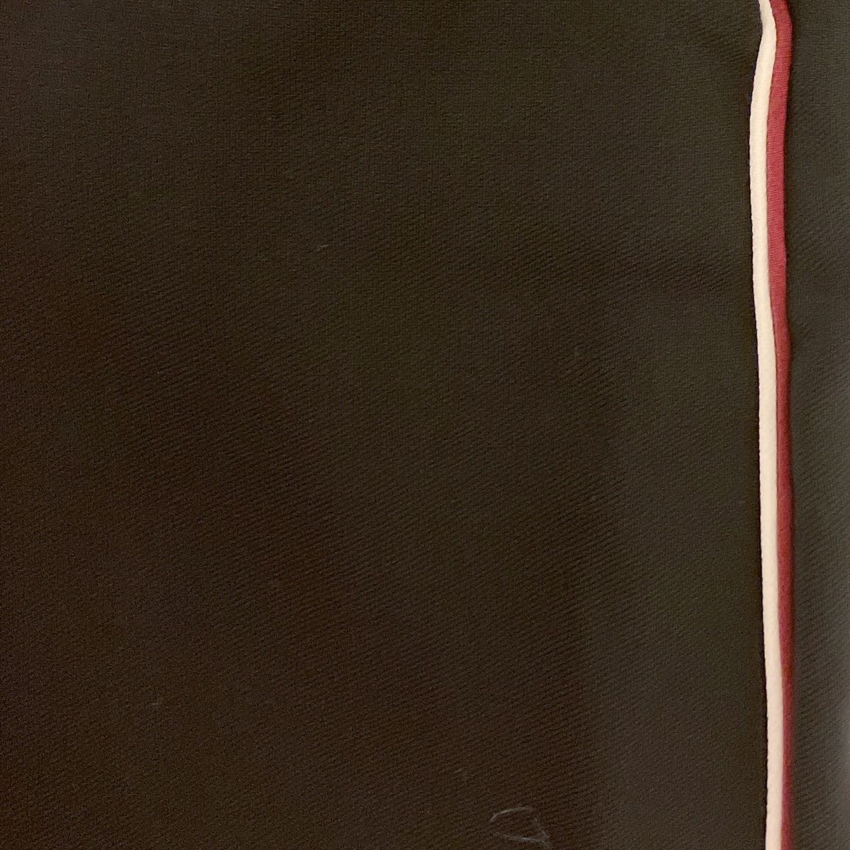 stellamccartney(ステラマッカートニー) パンツ サイズ44 XL レディース - 黒×白×ボルドー フルレングス/ワイドパンツ -  メルカリ