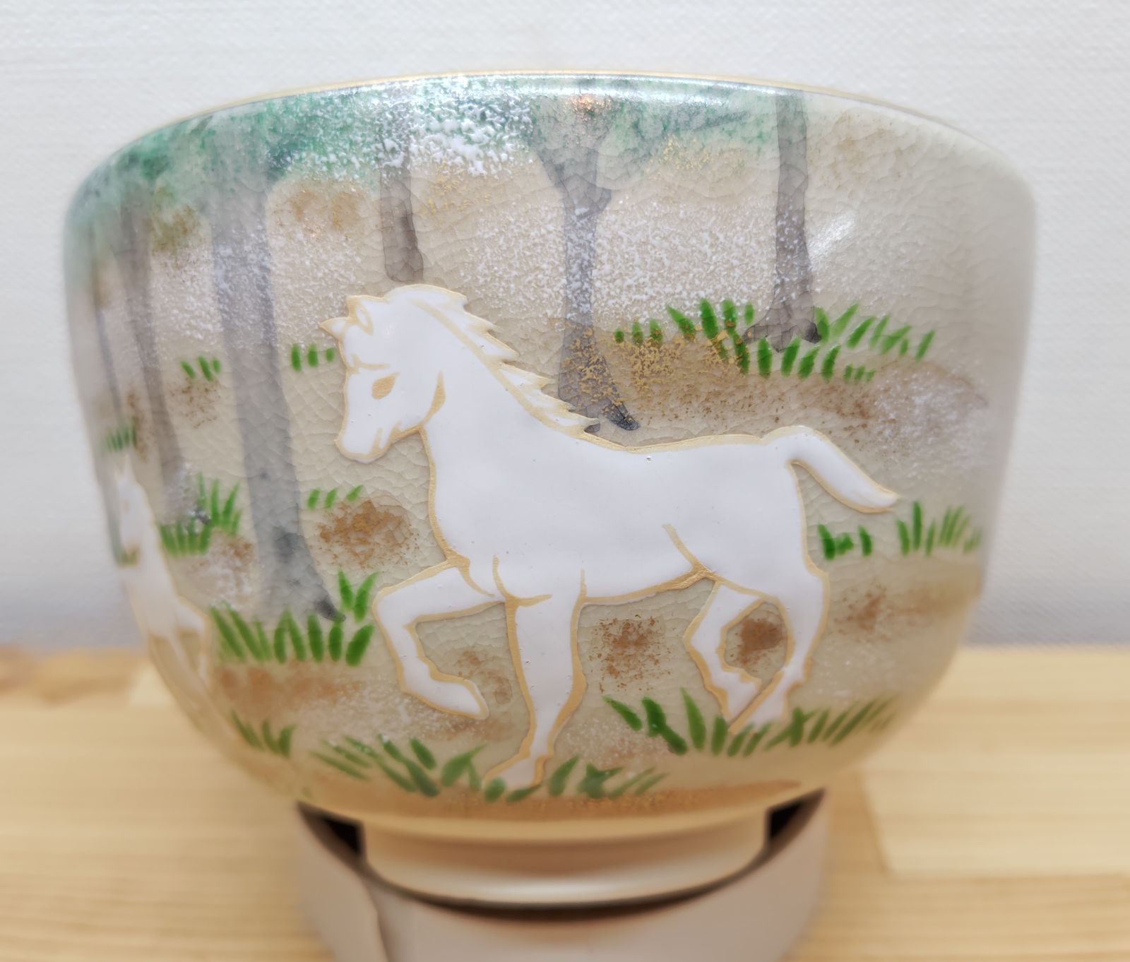 逢絢亭・新品】茶道具 令和8年（2026年）干支茶碗 京焼 御