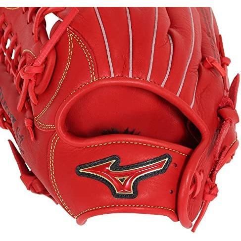 Mizuno ソフトグローブ レッド MIZUNO ミズノ ソフトボールグローブ 投手 メンズ レディース