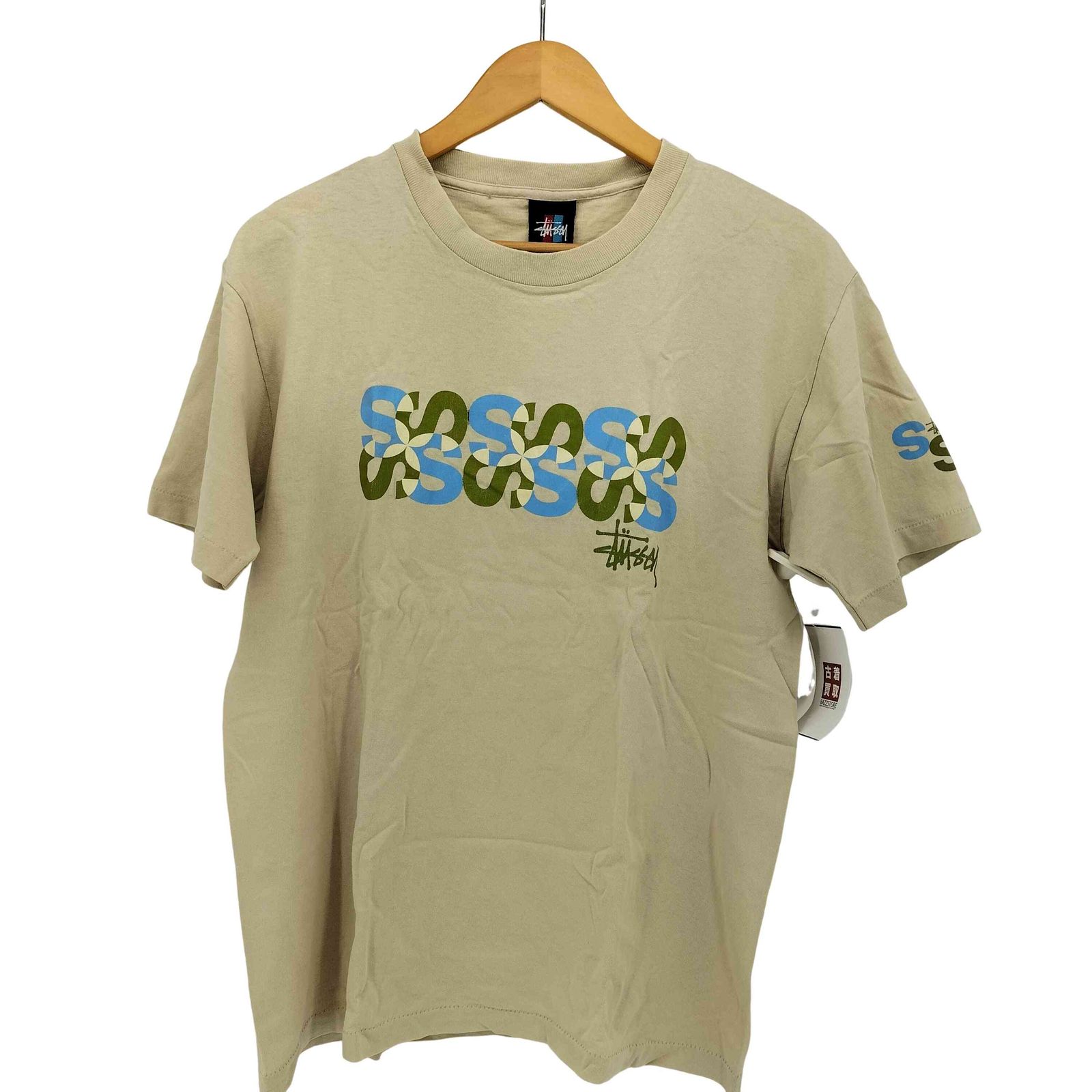 ステューシー Stussy 90S 紺タグ USA製 old プリント S/S Tシャツ 