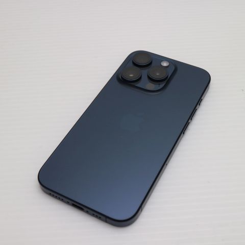 美品 SIMフリー iPhone15 Pro 128GB ブルーチタニウム スマホ