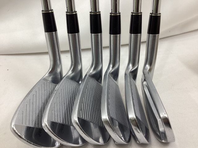 良品】豪華9本 ピン i210 黒ドット メンズアイアンセット スチール S