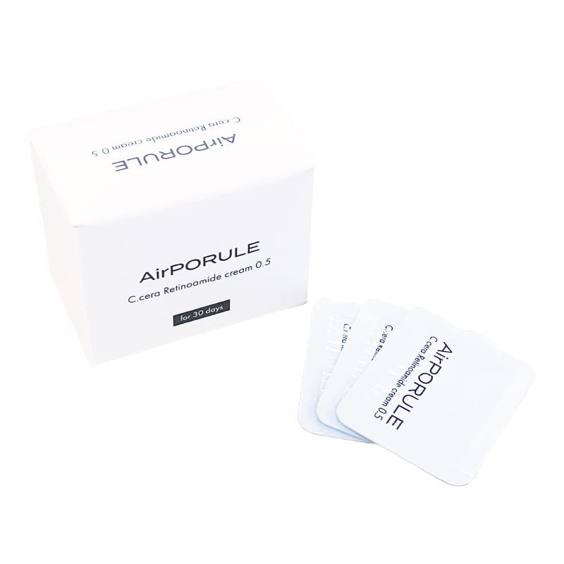 AirPORULE エアポルール Cセラレチノアミドクリーム0.5 30包 美容クリーム レチノール ナイアシンアミド ビタミンC誘導体 ヒト型セラミド