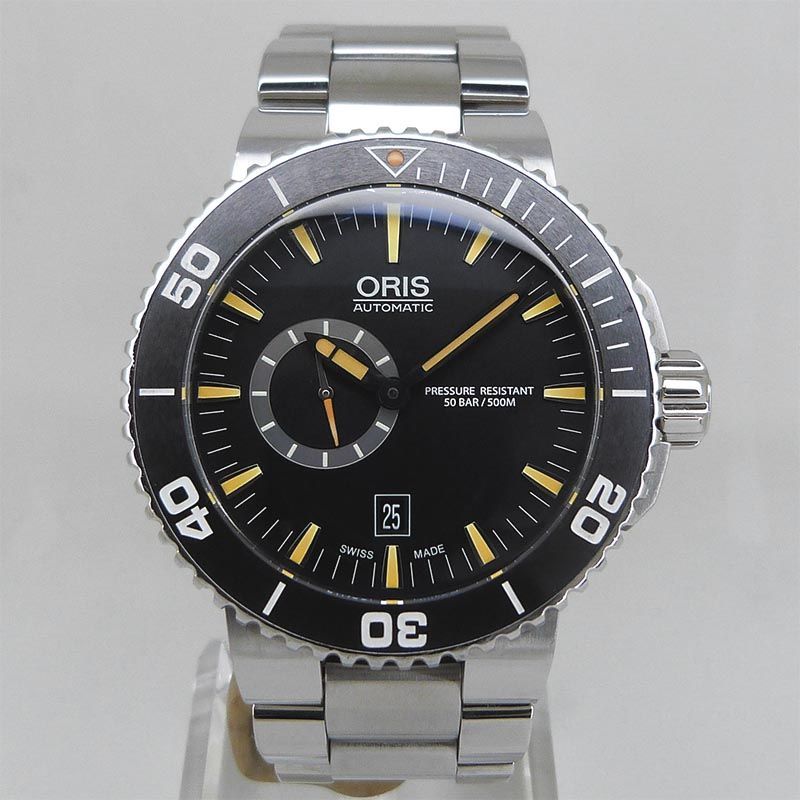 オリス ORIS 01 743 7673 4159-07 8 26 01PEB アクイス デイト ダイバーズ 500M