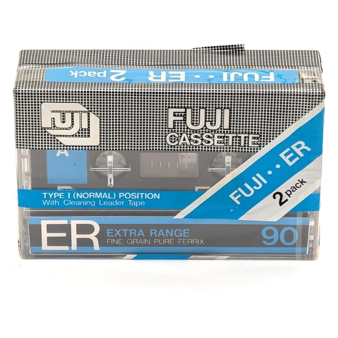未使用品】FUJIFILM ER ノーマルポジションカセットテープ 90分 2本