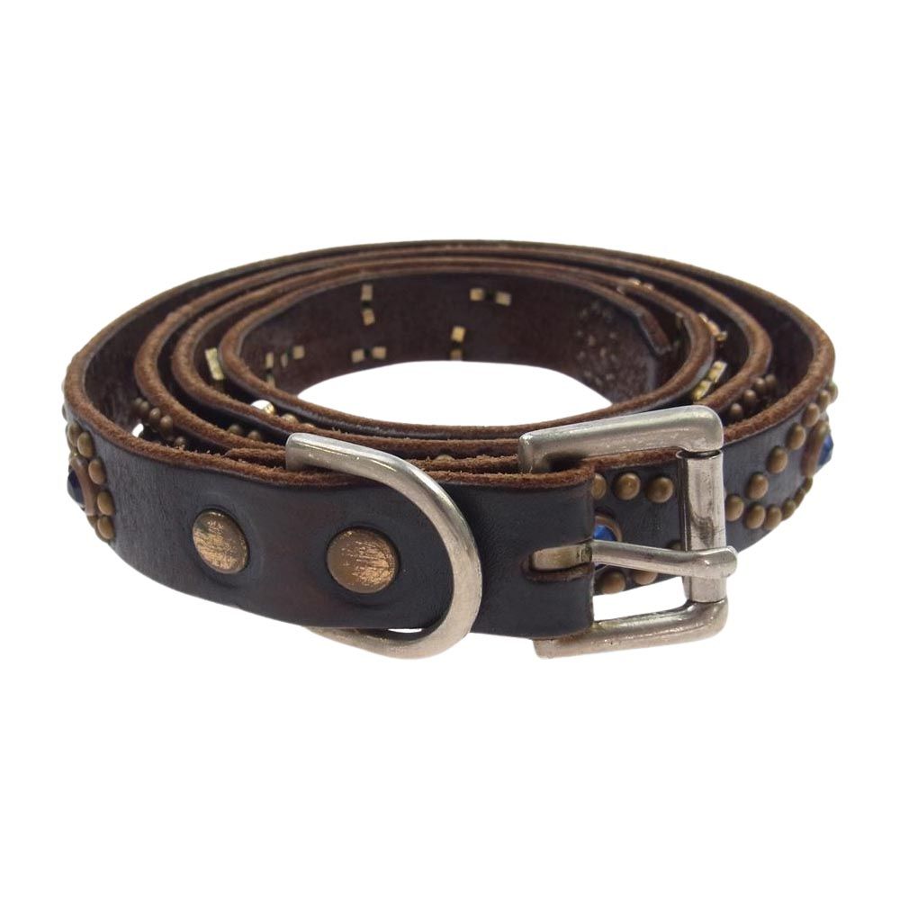 TENDERLOIN テンダーロイン ベルト × HTC × PORTER T-STUD BELT エイチティーシー ポーター ロゴ入り スタッズ  ナローベルト ブラック系 ブラウン系 S【中古】 - メルカリ