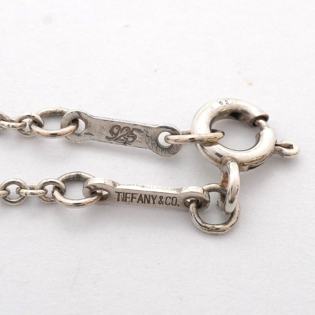 【美品】TIFFANY ティファニー ネックレス　オープンハート シルバー925 TIFFANY＆CO ティファニー オープンハートネックレス シルバー
