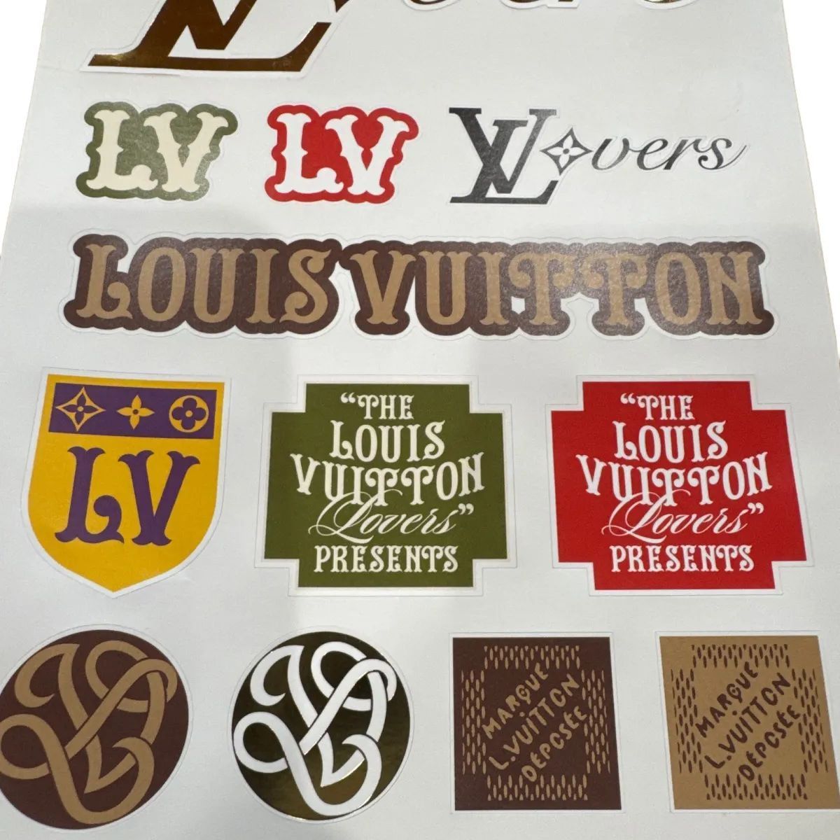 新品 ルイヴィトン　ヴァージルアブロー　非売品　限定　ステッカー LOUIS VUITTON - ポップアップ 限定 ステッカー ルイヴィトン