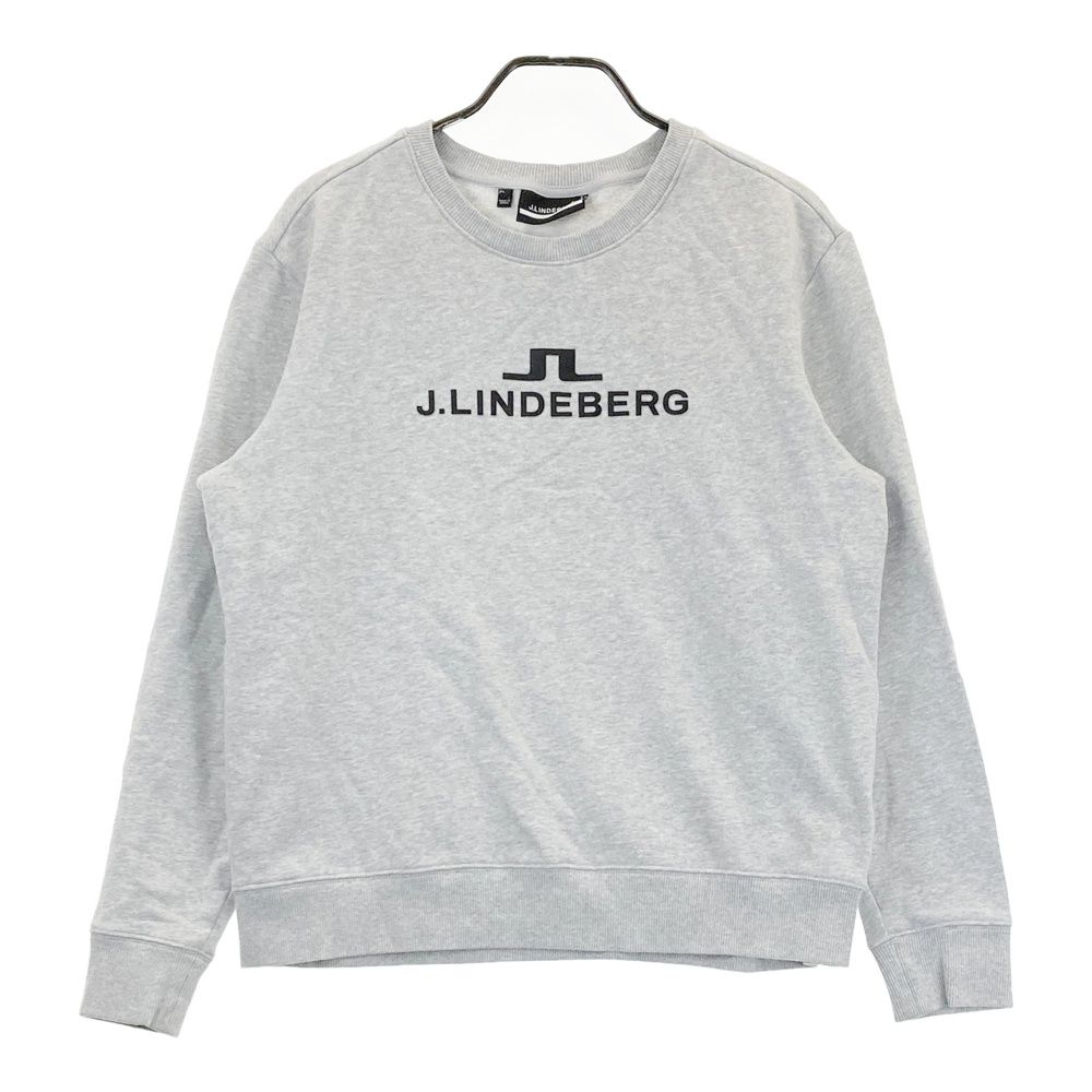 サイズ：L J.LINDEBERG ジェイリンドバーグ 裏起毛スウェット