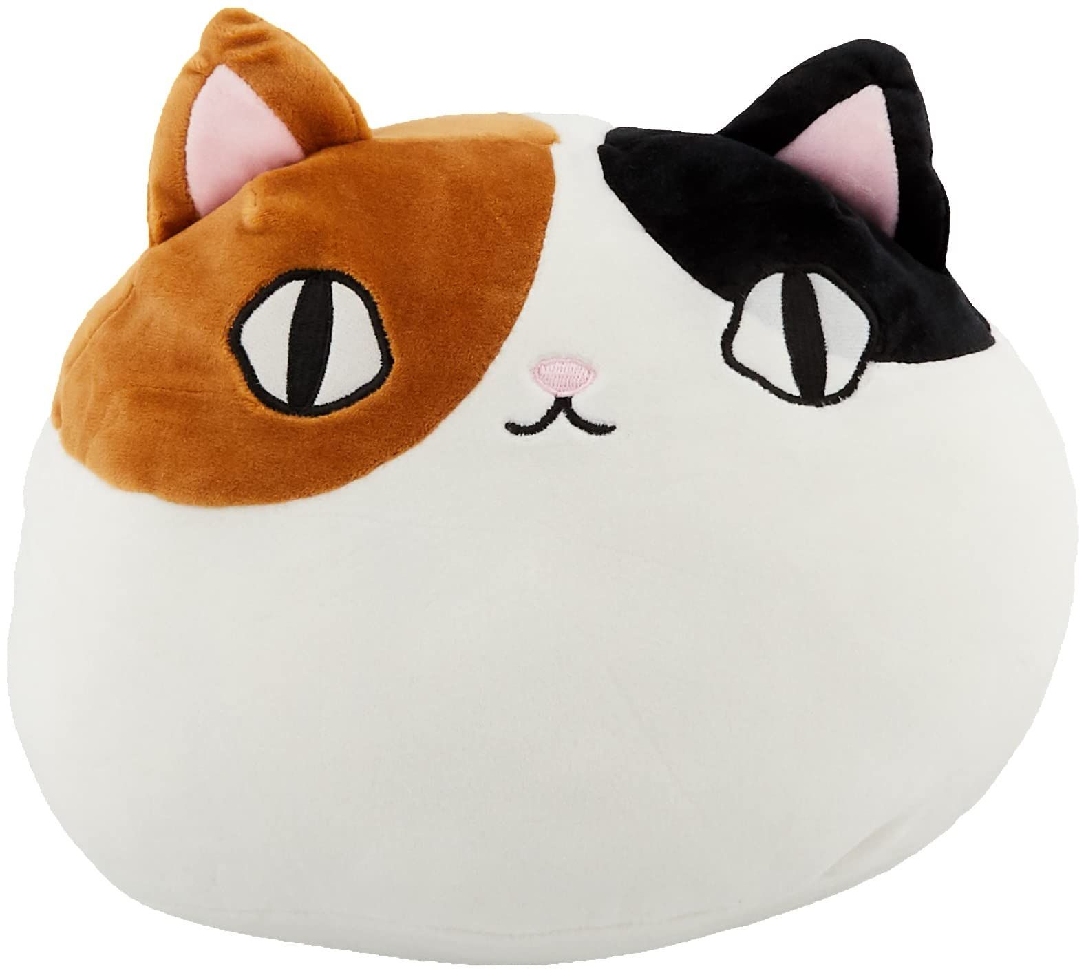 【数量限定】mike サイズ：約W25 猫玉クッション D20 猫3兄弟 H20 セラミック藍 13406