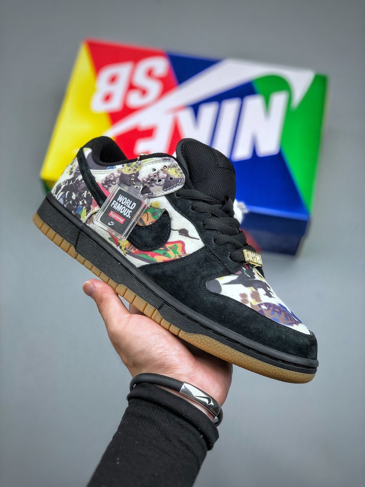 Nike SB Dunk Low "Rammellzee" シュプリーム × ナイキ SB ダンク ロー "ラメルジー"FD8778-001