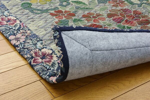 い草 ラグマット 絨毯 裏 不織布 防傷 抗菌 防臭 調湿効果付き 〔リビング ダイニング〕 MARWIL-DEMENAGEMENTS_CH