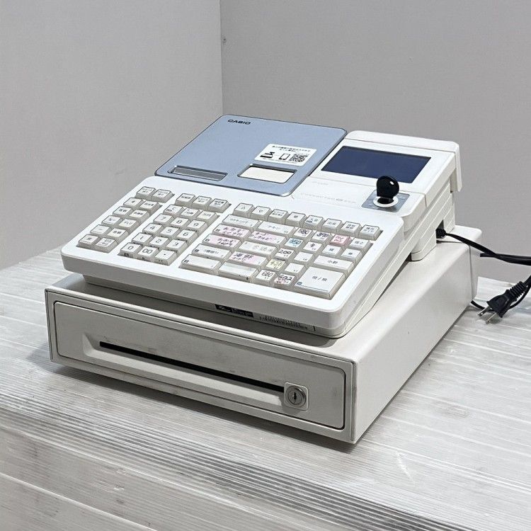【美品】CASIO カシオSR-S4000-20SWE レジスター Amazon.co.jp: カシオ計算機 SR-S4000-20SWE レジスター ホワイト