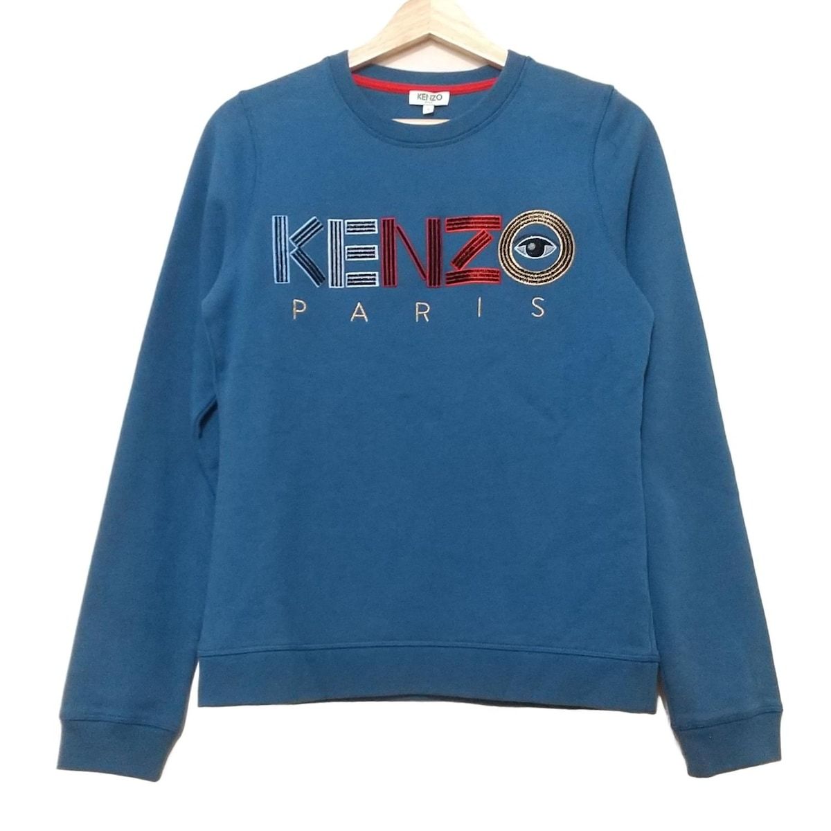 KENZO トレーナー　Sサイズ KENZO(ケンゾー) トレーナー サイズS レディース - ブルーグレー