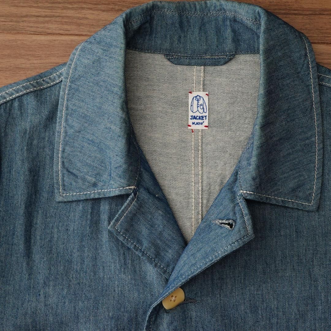 美品 KATO’ カトー ステンカラーショートコート ロングシャツ M 美品 KATO' カトー ステンカラーショートコート ロングシャツ M