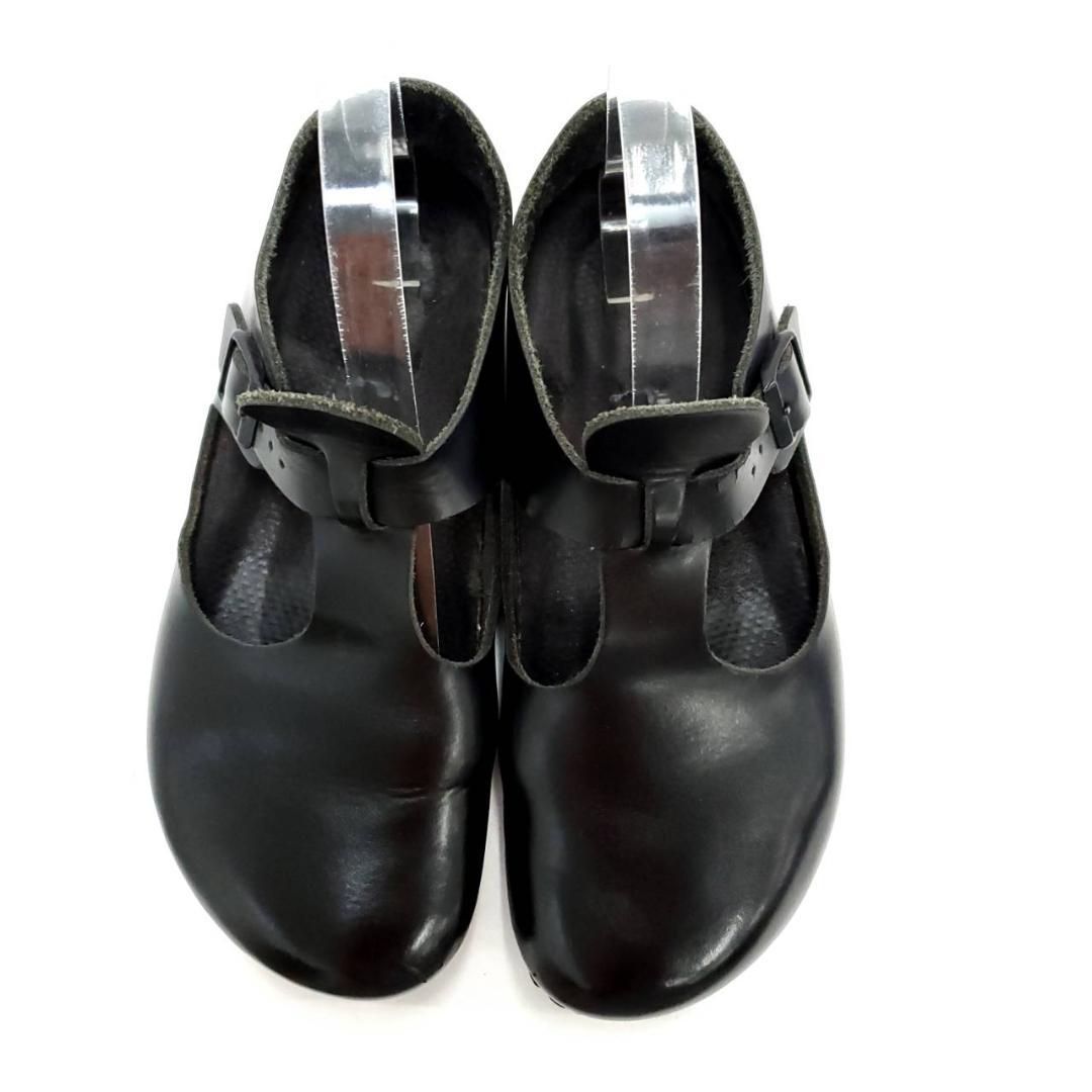 ほぼ未使用！BIRKENSTOCK PARIS ビルケンシュトック パリ 廃盤 ビルケンシュトック 廃盤 パリ 美品 本革 レザー ブラック 24.5