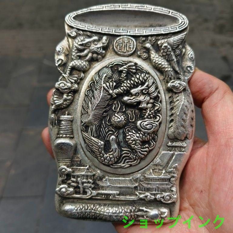 サバ龍鳳紋のすずり    書道具 文房具 工芸品 美術品 置物 サバ龍鳳紋のすずり 書道具 文房具 工芸品 美術品 置物 サバ龍鳳紋