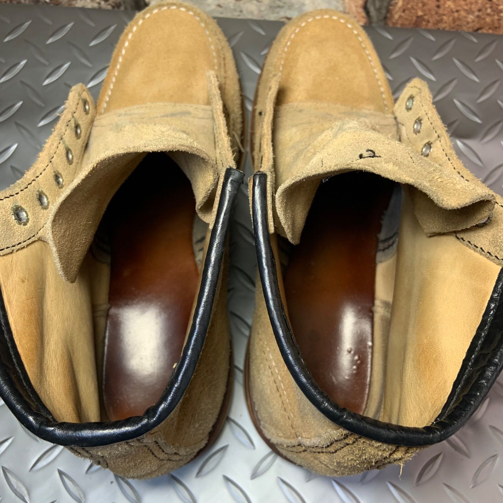 ☆REDWING 8173 刺繍羽タグ US7.5E JP25.5㎝ (24G16) レッドウイング