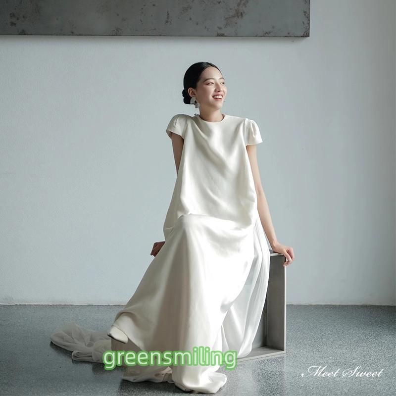 美品 Aimer ラメ 刺繍 レース サテン ロング ドレス グレー シルバー