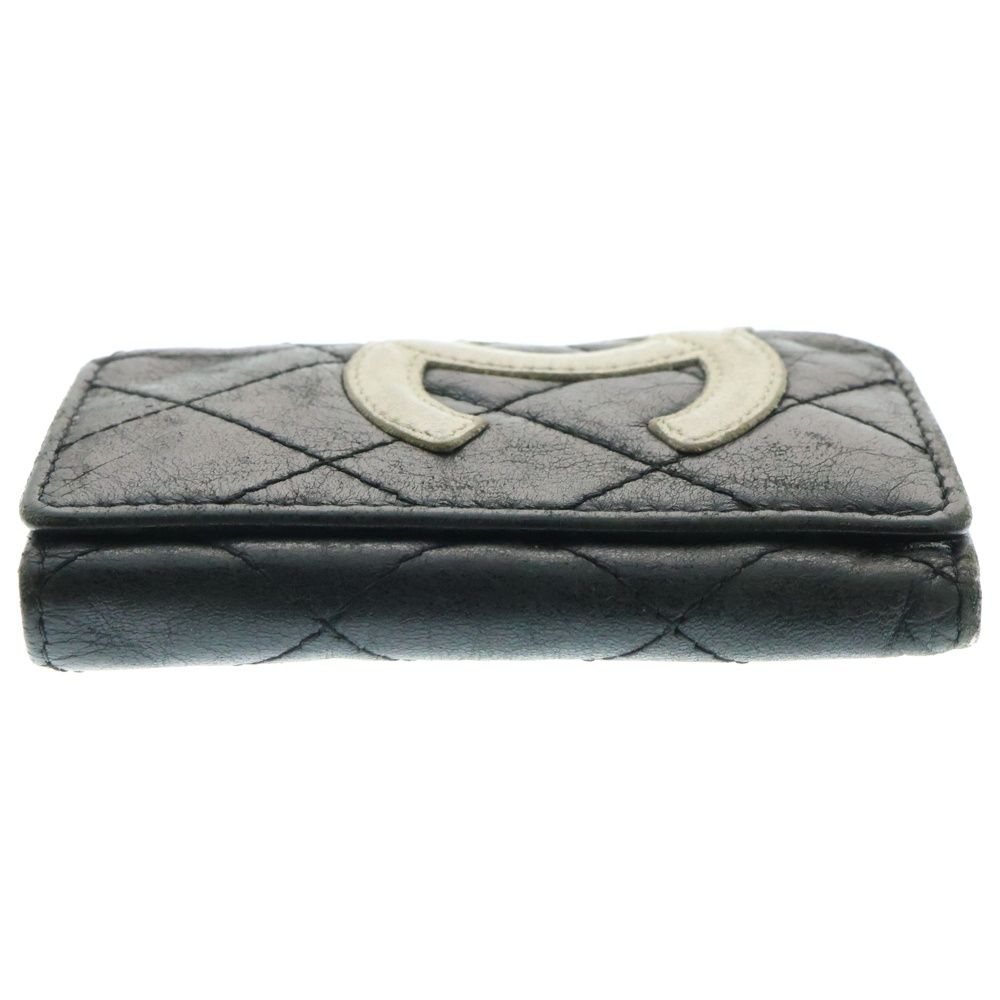 CHANEL キーケース ブラック キルティング　カンボンライン CHANEL (シャネル) カンボンライン キルティング キーケース
