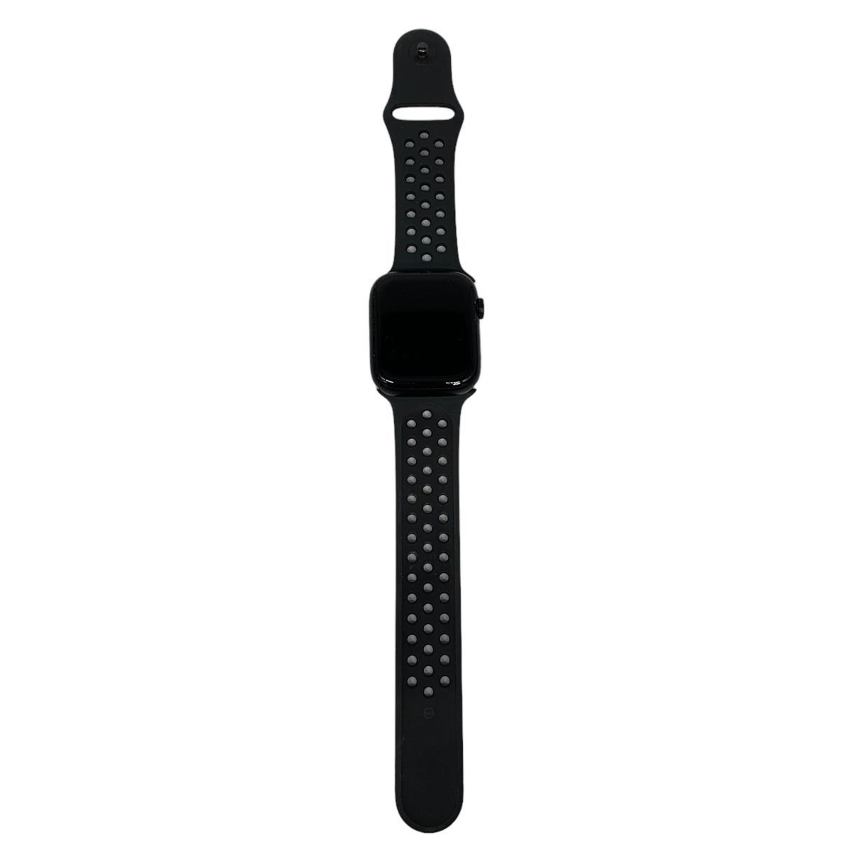 0801 Apple Watch Series7 NIKE MKNC3J/A GPSモデル 45mm アンスラサイト ブラックNIKEスポーツバンド 充電器付 箱有
