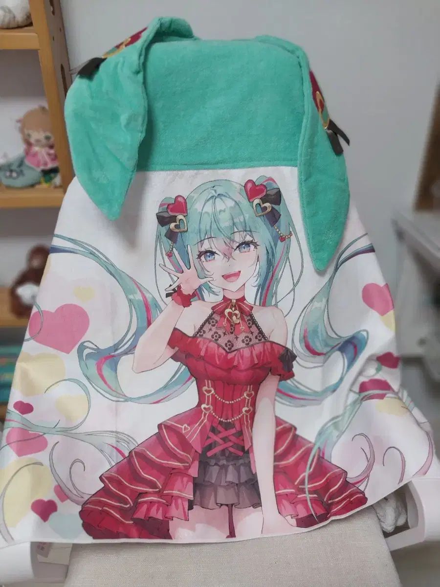 一番くじ A賞 フード付きタオル 初音 初音ミク タオル くじ A 賞 フード付きタオル 一番くじ