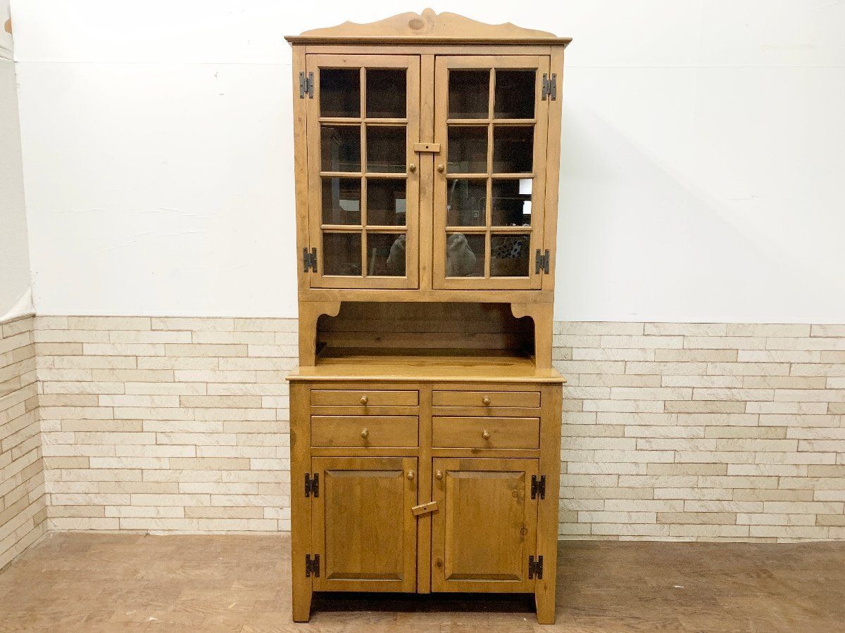 アンファン enfant カップボード 食器棚 パイン材 カントリー