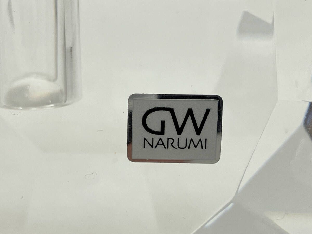 NARUMI GLASS WORKS 一輪挿し (M) ティアドロップ 花瓶 ナルミ 箱あり