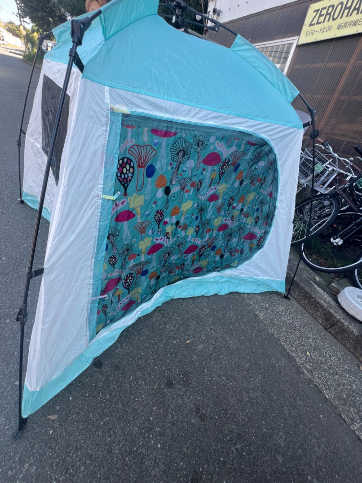 アウトドア ABCCAMPING ワンタッチテント4人用 自立式 未使用