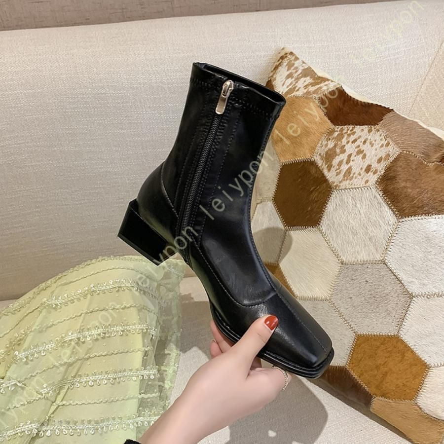 本革 ブーティ