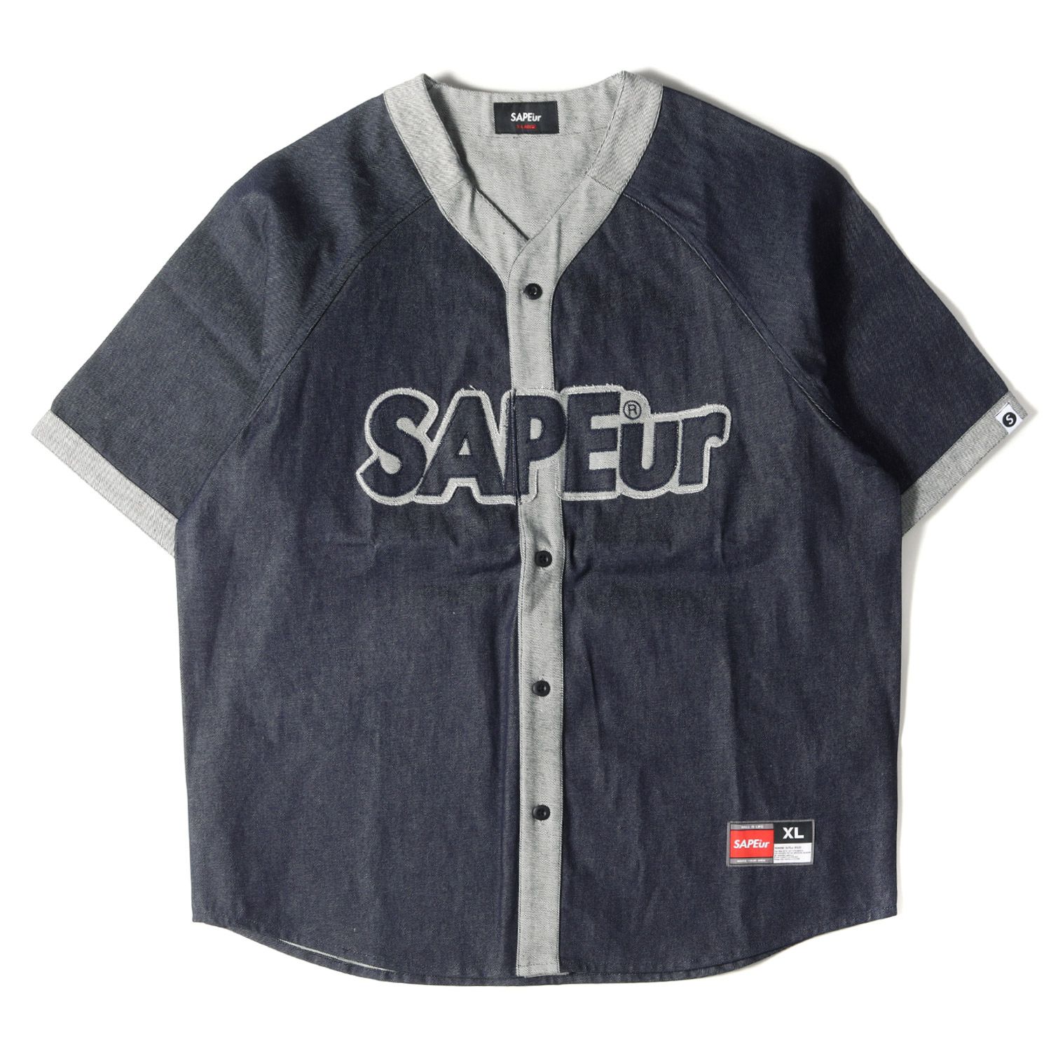 SAPEur デニムシューティングシャツ　XL SAPEur デニムシューティングシャツXL