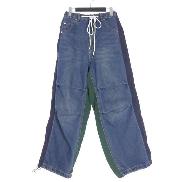メゾンスペシャル MAISON SPECIAL 24SS デニムトラックパンツ 38  
