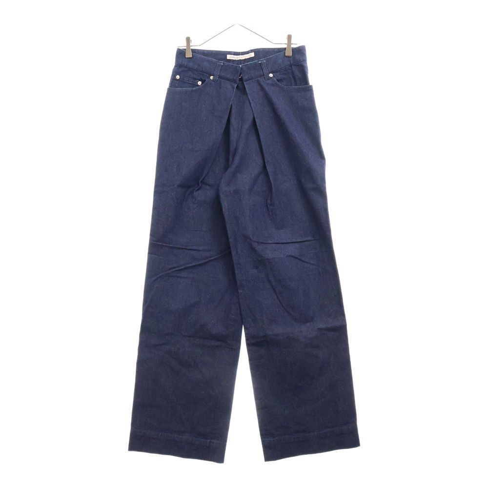 JOHN LAWRENCE SULLIVAN (ジョンローレンスサリバン) RIGID DENIM WIDE PANTS JLS-02-16 フロントタック リジットデニムワイドパンツ インディゴブルー