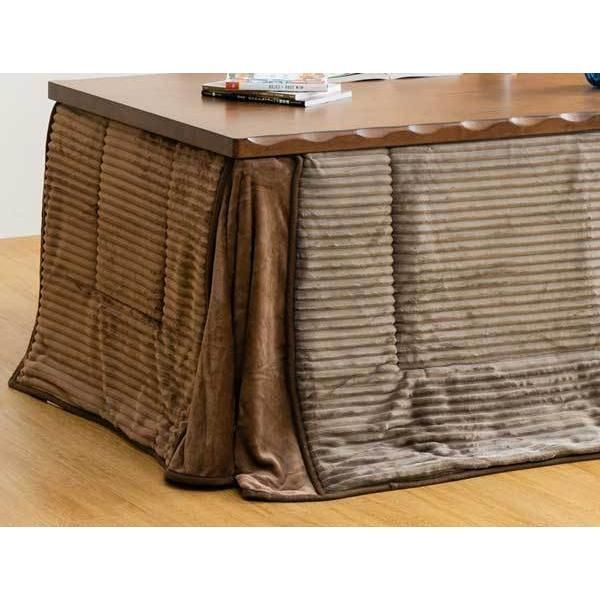 当日発送 未開封新品 ハイタイプ/ダイニングこたつ布団 正方形80×80巾 