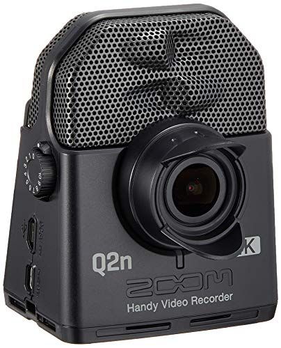 ZOOM ズーム Q2n-4K ハンディビデオレコーダー ブラック ハイレゾ音質 フルHD 4倍鮮明な映像を記録 4K画