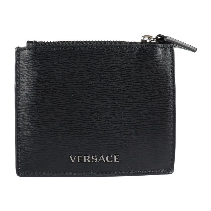 VERSACE ヴェルサーチ カードケース 1000827 1A00593 1B00E レザー ...